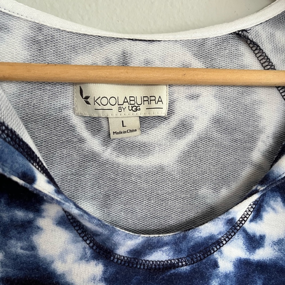 Koolaburra Blue Tie-Dye Hoodie - Picture 3 of 8